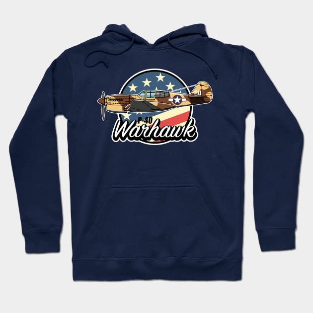 P-40 Warhawk Hoodie by TCP